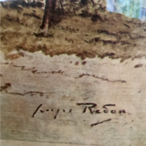 Framed Vintage Art Print by George Redon - Picture 3 of 3